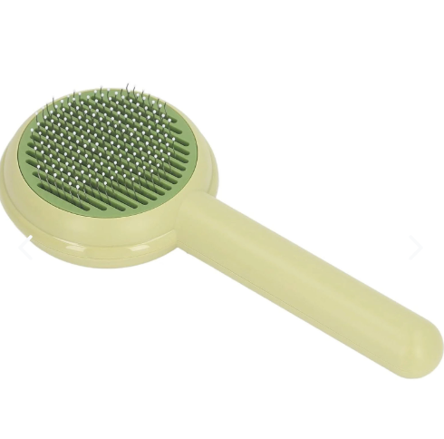 🐶🐱 Peine Autolimpiante para Mascotas – Diseño Calabaza 🎃